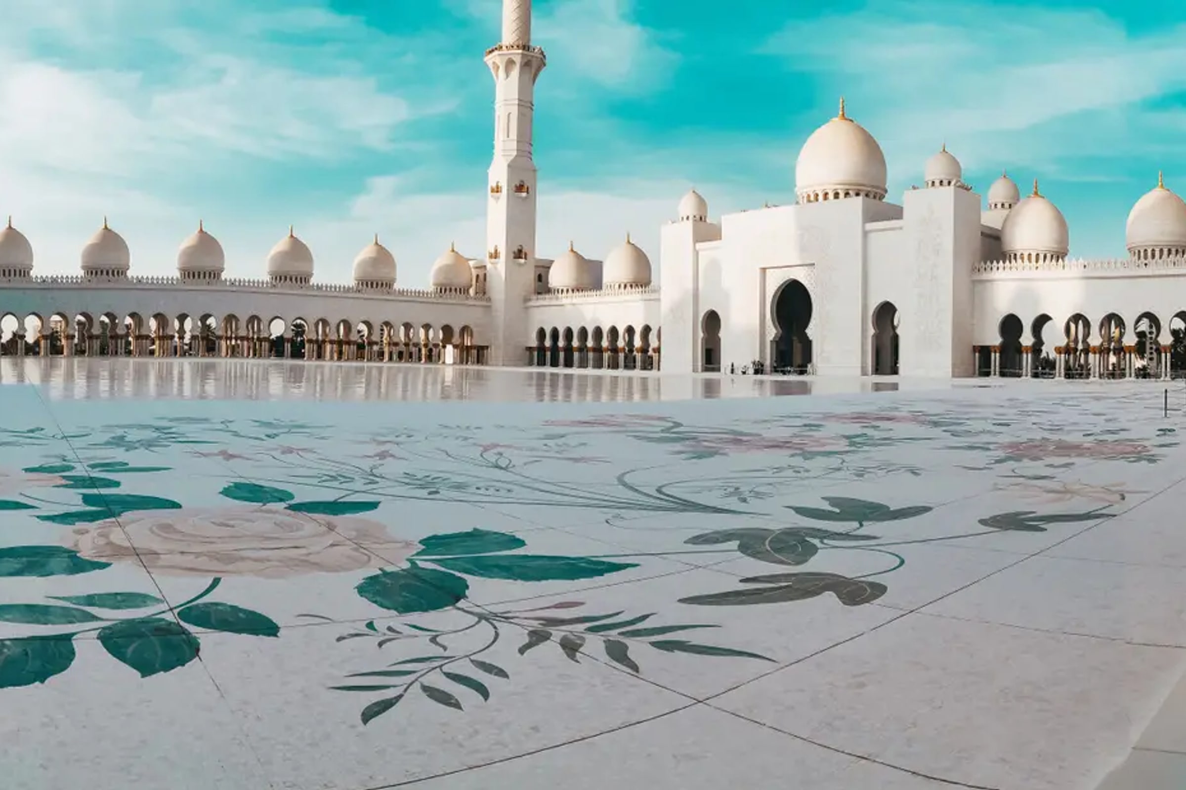 Sheikh Zayed Mosque Qasr Al Watan Palace and Etihad Towers day tour from Abu Dhabi